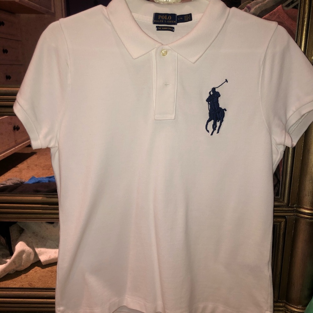 White polo shirt
